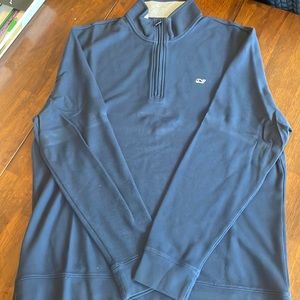 Vineyard Vines Cotton Zip-Up logo Sweatshirt -L